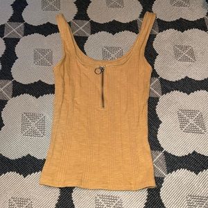 Yellow zip tank